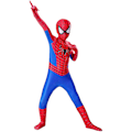 Pikkukuva 6 / 9: Marvel Spider-Man Cosplay-kläder Superhjälte Barn Jumpsuit V Red 3-4 Years