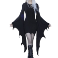 Pikkukuva 1 / 2: Halloween Lepakkohiha Sidemekko Cosplay-juhliin Asusteet tummanvihreä xl dark brown 2xl