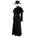 Miniatyrbillede 4 af 4: Halloween Cos Suit Crow Doctor Kostume Dark Dungeon Hero 4XL