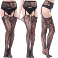 Miniatyrbilde 3 av 4: 5-pakning høye tights med høyt liv combination 3
