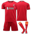 Pikkukuva 1 / 2: 22/23 Liverpool Hem Salah Mane Pojkar Vuxen Fotbollströja Träningsdräkter Without Number XL