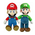Pikkukuva 2 / 3: Super Mario Bros. Plysch Mario ja Luigi pehmolelu