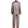 Miniatyrbild 7 av 7: Herr Pyjamas Set T-shirt Lounge Bottoms Byxor Nattkläder kostym Pjs Claret XL
