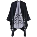 Miniatyrbillede 1 af 5: Ponchoer til kvinder Sjaler Wraps Oversized vinterscarf Dame Kni