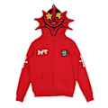 Miniatyrbillede 2 af 2: Gotisk Punk sweatshirt treetwear Print Langærmede Luvtrøjer Casual Zipper Jakke uvtrøjer Y2k kull Unisex Cardigan - H S