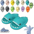 Miniatyrbild 1 av 3: 2022 Upgrade Cloud Shark Slides, Söta Shark Tofflor för kvinnor Menwanan) W Mint Green EUR 38-39