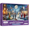 Pikkukuva 7 / 8: Jouluinen adventtikalenteripalapeli, adventtikalenteri 2023 palapeli, 24 osaa 1008 palan palapeli joululahjan laskeminen