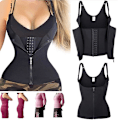 Miniatyrbillede 1 af 5: Kvinde Body Shapewear Høj Talje Trainer Mavebælte Underbukser - XXXL