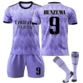 Pikkukuva 1 / 2: Benzema kotipaita, vieraspaita Benzema 9 W 2223 Away S
