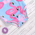 Pikkukuva 2 / 4: Lasten uimapuku Triangel Suspender Romper Summer Flamingo Print W 110