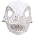 Pikkukuva 7 / 8: BestAlice Dino Mask Moving Jaw, Dinosaur Mask Huvudbonader, Jurassic Movable Dinosaur Head Toys Velociraptor Mask Halloween White 23 x 15 x 13 cm/9 x 5 x 6 inch