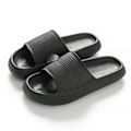Pikkukuva 1 / 2: Naiset Paksut Platform Pilvi Tossut - black 40-41(260mm)