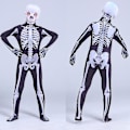 Pikkukuva 2 / 4: Halloween-asu Luurankoasut lapsille ja aikuisille V 160