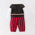 Pikkukuva 4 / 5: Merirosvokapteeni Cosplay-asu Vauvan Romper Pojat Bodysuits Jouluvaatteet Halloween-asut Lapset Lasten Jumpsuits 5T