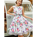 Pikkukuva 2 / 5: 50-luvun alushame Rockabilly-mekko Crinoline Tutu naisille - White M