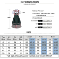 Pikkukuva 5 / 5: Naisten Oktoberfestin oluttyttökostyymi Baijerin perinteinen Dirndl-mekko W Denim Red Check L