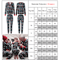 Miniatyrbild 2 av 5: Familj Matchande julpyjamas Sovkläder Xmas Pyjamas Nattkläder PJs Set Barn Vuxen Outfit Women L