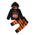 Pikkukuva 1 / 3: Lasten Pojat Halloween Vaatteet Setti W black orange M
