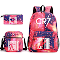 Pikkukuva 1 / 4: CR7 Youth Fashion -koululaukku, 3 kpl Starry red