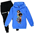 Miniatyrbillede 1 af 2: Børns Encanto Mirabel Antonio Print Casual træningsoverallssæt Blue 9-10 Years 150
