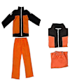 Pikkukuva 1 / 4: Naruto Uzumaki Naruto Generation Cos -asu Ming-etiketti Näyttelyrekvisiitta Aikuinen FPDM S
