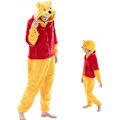 Pikkukuva 1 / 3: Snug Fit Unisex Vuxen Onesie Pyjamas, Flanell Cosplay Animal One Piece Halloween kostym Sovkläder Hemkläder Q L V Pooh M
