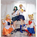 Pikkukuva 4 / 5: Sailor Moon Cosplay -asu Sailor Moon Usagi Tsukino -hahmo A XL Sailor Moon