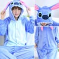 Stitch pyjamas blå rosa jumpsuit forældre-barn Stitch pyjamas Blue Stitch XL