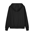 Pikkukuva 3 / 5: Unisex Zip Oversized Rhinestone Skull Hoodie Sweatshirt Jacka - black L