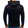 Miniatyrbilde 2 av 3: Genser med lange ermer for menn Gradient genser gensere W Blue 3XL