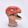 Pikkukuva 1 / 8: BestAlice Dino Mask Moving Jaw, Dinosaur Mask Huvudbonader, Jurassic Movable Dinosaur Head Toys Velociraptor Mask Halloween Brown 23 x 15 x 13 cm/9 x 5 x 6 inch