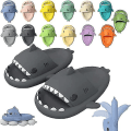 Miniatyrbild 1 av 4: 2022 Upgrade Cloud Shark Slides, Söta Shark Tofflor för kvinnor Menwanan) W Black EUR 38-39