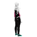 Pikkukuva 4 / 4: Ghost Spider-gwen Kostym Cosplay Kostym Fest Jumpsuit Monterade Barnkläder Spiderman Ansiktsmålning 190cm 150cm V
