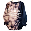 Miniatyrbillede 1 af 2: Kvinder Tie Dye Sweatshirt Casual Langærmede Toppe Print Trøje Casual Skjorte 2