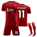 Miniatyrbillede 1 af 2: 21/22 Liverpool Hjem alah Fodboldtrøjer træningsdragter M.SALAH NO.11 S