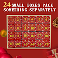 Miniatyrbillede 4 af 7: Julepuslespil, 1008 stk julekalender, puslespil, 24 dages juleferiepuslespil A Ty