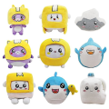 Miniatyrbilde 1 av 2: Lankybox plysjleke Foxy Boxy Rocky Shark Milk Robot Kosedyr Dukke Barn Gave W Mechanical Foxy