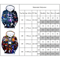 Miniatyrbilde 3 av 3: Barn Five Nights at Freddy's Hoodie Genser Langarmet Rock D D 120cm