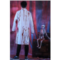 Miniatyrbild 3 av 5: Halloween zombie kläder cos skräck läkare blodig vuxen kostym maskerad fest gril L