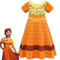 Pikkukuva 1 / 4: Kid Mirabel Klänning Isabela Madrigal cosplay-dräkt Dolores Klänning W D 7-8 år V C 8-9Years