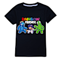 Miniatyrbild 1 av 3: Rainbow Friends t-shirt Kid Costume Rainbow Cosplay kortärmad dark blue 160cm V black 130cm