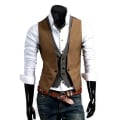 Miniatyrbillede 4 af 9: Falsk todelt vest black 2XL