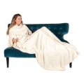 Miniatyrbillede 4 af 11: Snug Rug Deluxe Filt Med Ærmer (originalet) V blue
