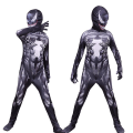 Miniatyrbild 3 av 3: Venom Carnage Spiderman Cosplay Kostym Barn Vuxen Zentai Bodysuit W Black 120 Kids (110-120cm)