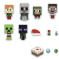 Miniatyrbild 3 av 4: Minecraft Mob Minis Adventskalender 2023 Ty multicolor