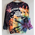 Miniatyrbillede 1 af 2: Kvinder Tie Dye Sweatshirt Casual Langærmede Toppe Print Trøje Casual Skjorte 3