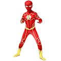 Pikkukuva 2 / 2: Flash Cosplay-dräkt för barnen Romper Halloween Party Set W 125-135cm