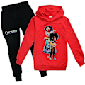 Miniatyrbillede 2 af 3: Børns Encanto Mirabel Antonio Print Casual Træningsoverallssæt Red 9-10 Years 150
