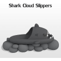 Miniatyrbild 4 av 4: 2022 Upgrade Cloud Shark Slides, Söta Shark Tofflor för kvinnor Menwanan) W Yellow EUR 38-39