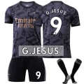 Miniatyrbilde 1 av 2: 22/23 Nye Arsenal Jersey Kits Voksen Fotballtrøye Treningsdrakt SAKA 7 G.JESUS  9 Kids 24(130-140CM)
